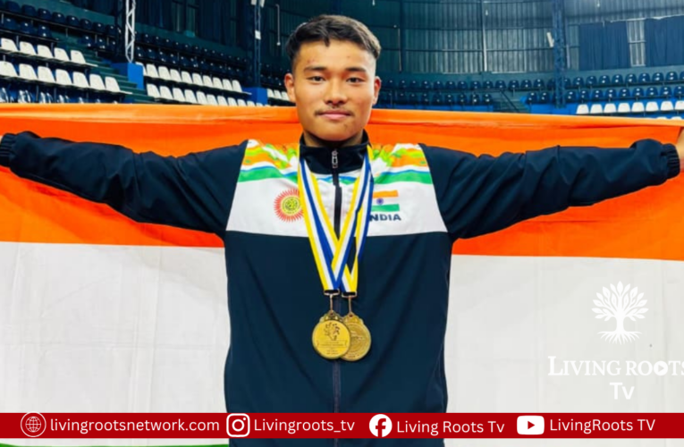 Nagaland athlete wins double gold at South Asian Sepaktakraw Championship